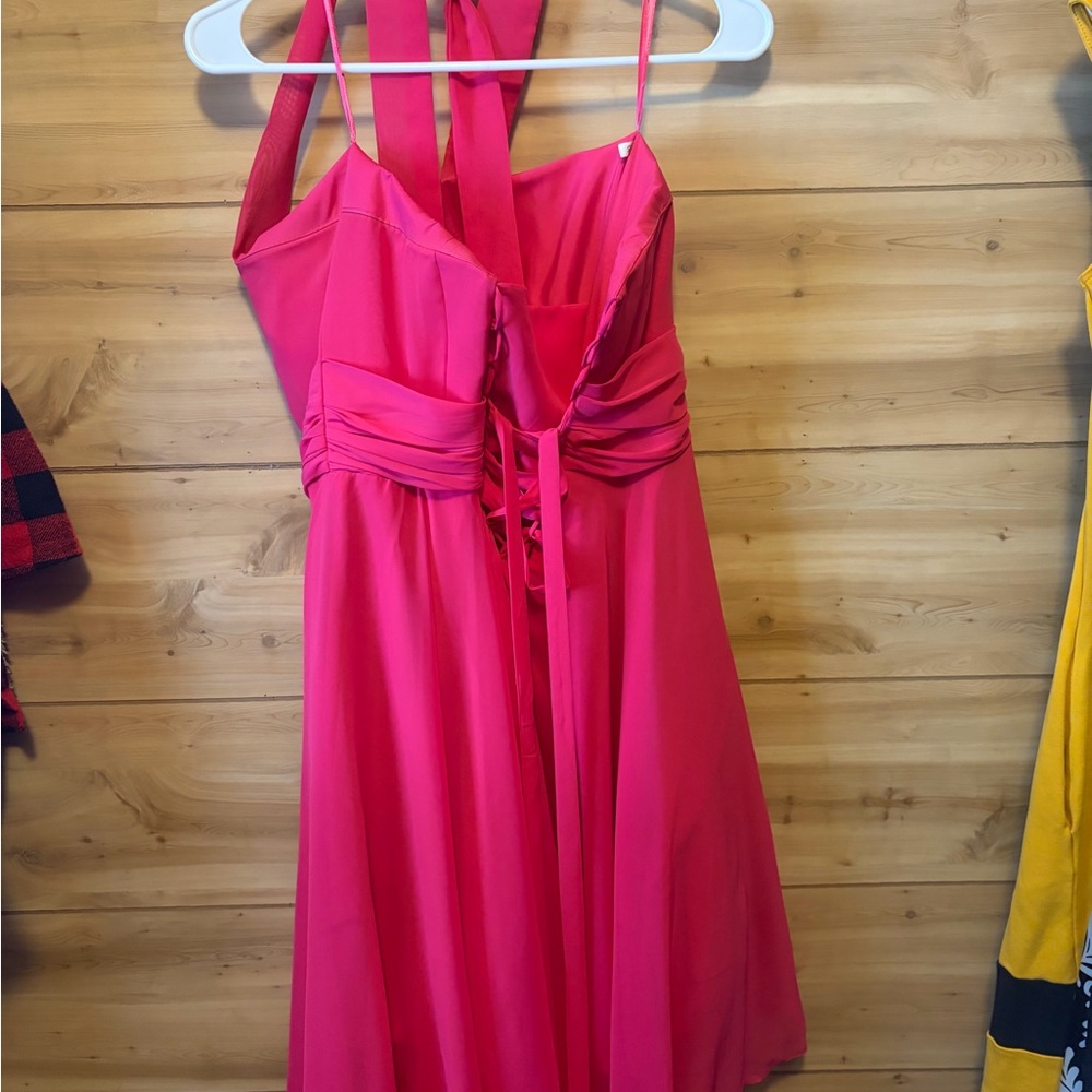 Elegant Pink Women's Dress